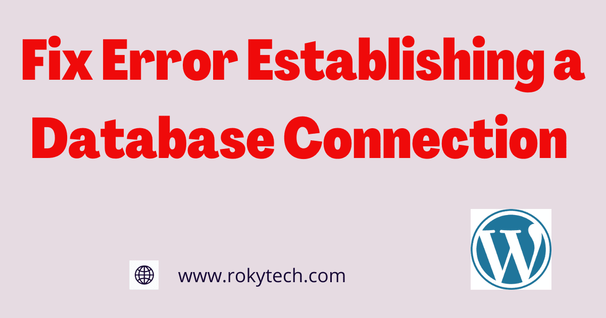 fix-error-establishing-a-database-connection